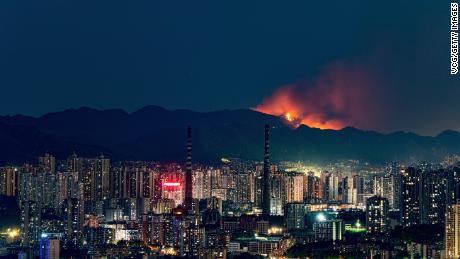 Wildfires rage as China&#39;s Chongqing suffers unrelenting record heat wave